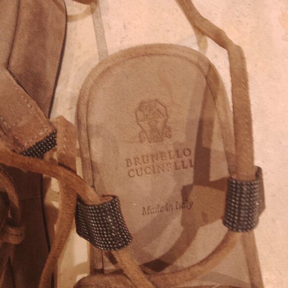 Brunello Cucinelli lace up sandals - Picture 3 of 5
